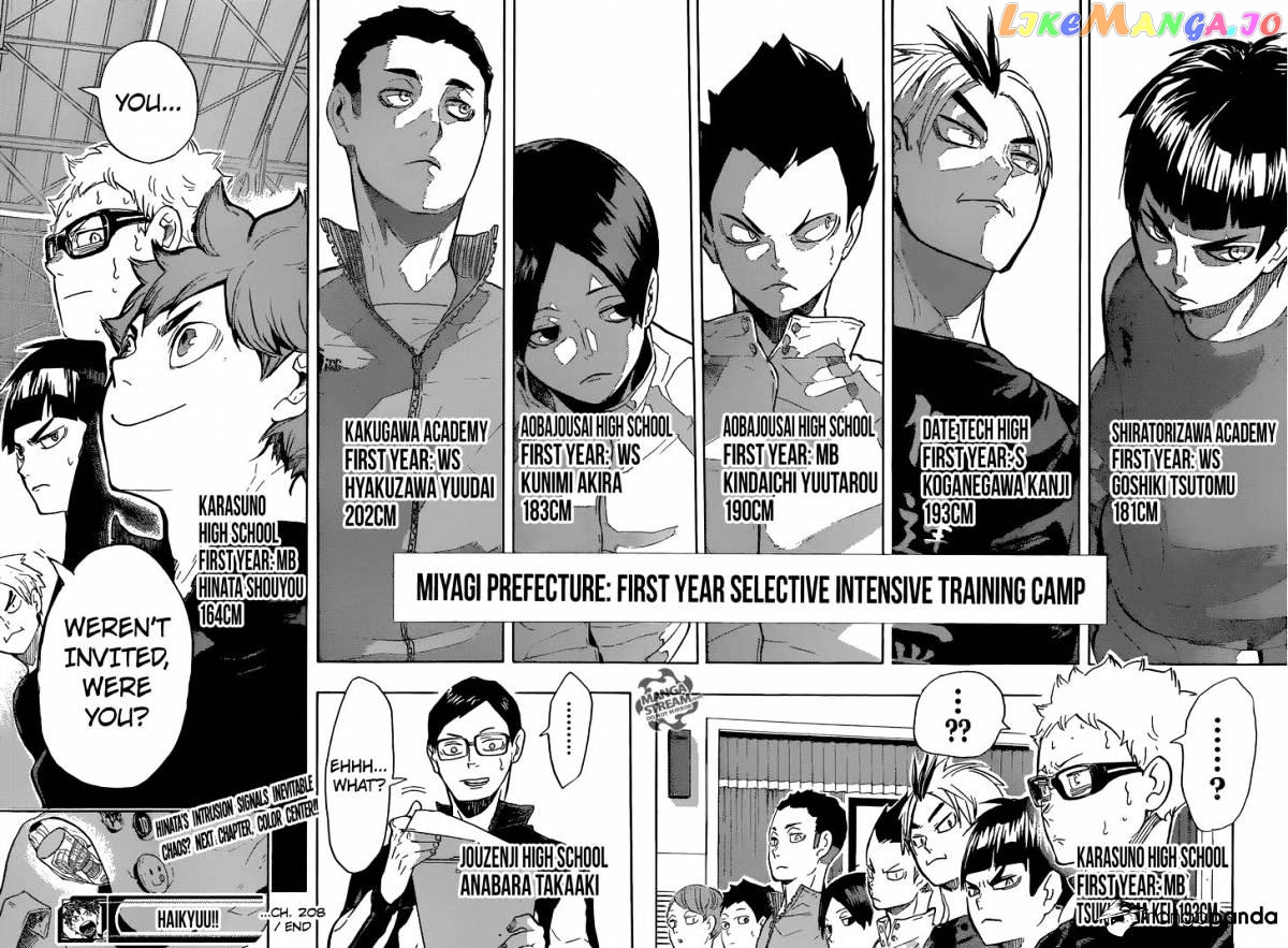 Haikyuu!!, Chapter 208 image 18